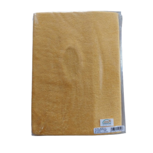 Housse éponge avec trou visage - Coloris Miel